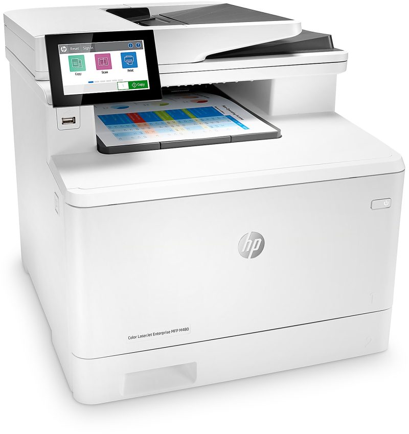 HP LaserJet Enterprise MFP M480f Laser All-In-One Color Printer - Image 2