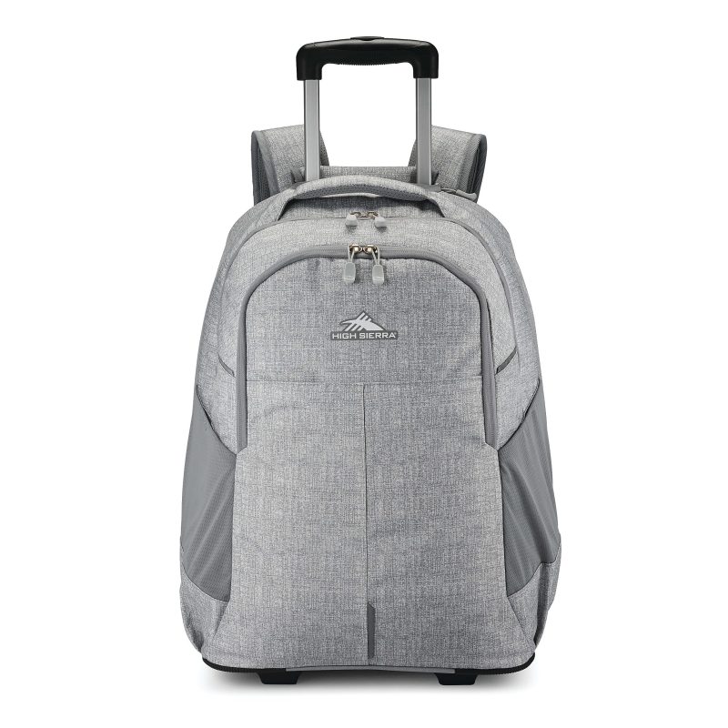 High Sierra Powerglide Pro Backpack With 15.6" Laptop Pocket, Silver - Image 2