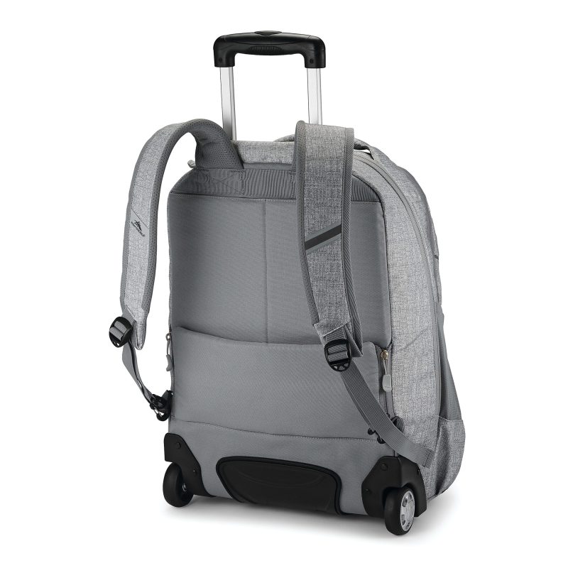 High Sierra Powerglide Pro Backpack With 15.6" Laptop Pocket, Silver - Image 3