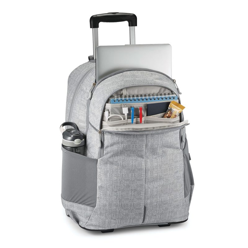 High Sierra Powerglide Pro Backpack With 15.6" Laptop Pocket, Silver - Image 6