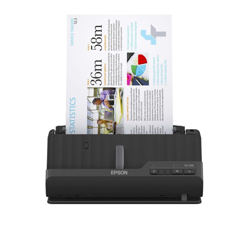 Epson® WorkForce® Compact Desktop Document Scanner, ES-C220 - Image 7