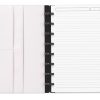 TUL® Discbound Notebook With Die-Cut Leather Cover, Junior Size, Narrow Ruled, 60 Sheets, Pink/Rose Gold - Image 2