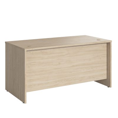 Bush Business Furniture Studio C 60"W Office Computer Desk, White, Standard Delivery - Natural Elm,59-1/2 in.