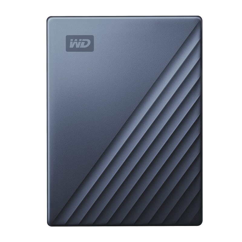 Western Digital® My Passport™ Ultra 4TB Portable External Hard Drive, 64MB Cache, WDBFTM0040BBL-WESN, Blue/Black - Image 2