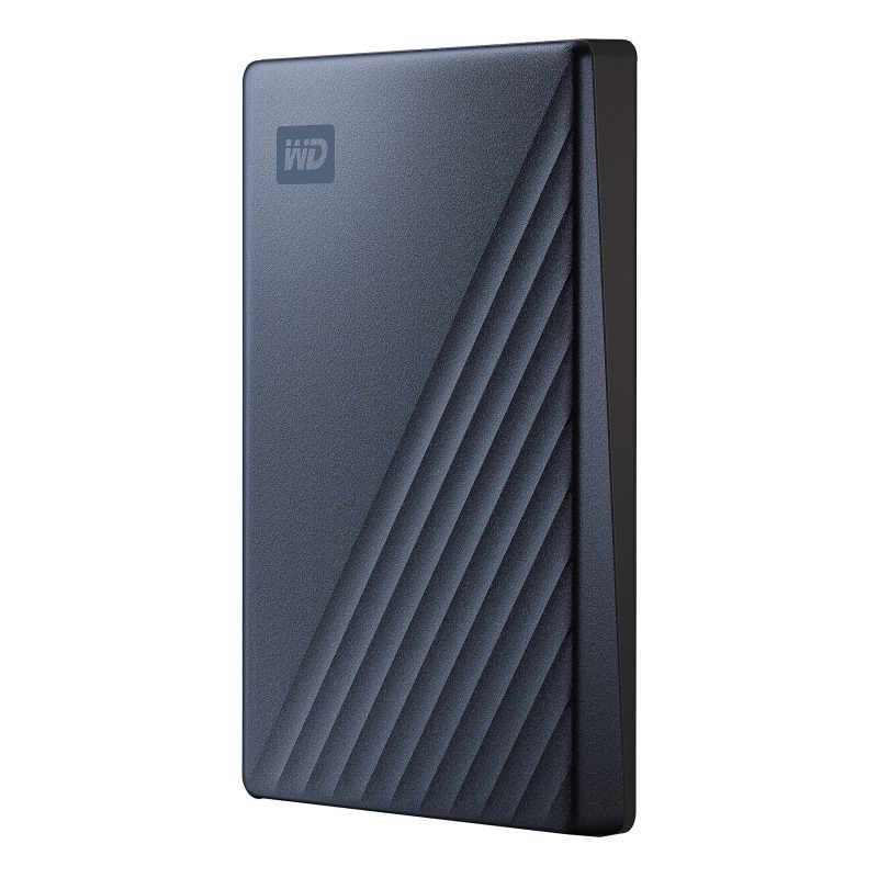 Western Digital® My Passport™ Ultra 4TB Portable External Hard Drive, 64MB Cache, WDBFTM0040BBL-WESN, Blue/Black - Image 5