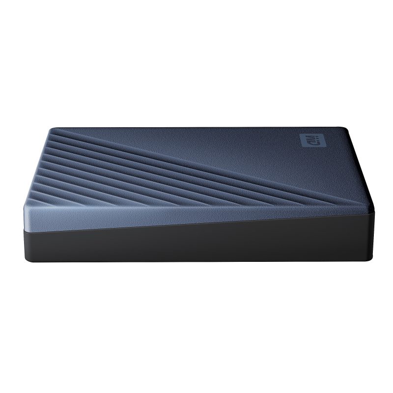 Western Digital® My Passport™ Ultra 4TB Portable External Hard Drive, 64MB Cache, WDBFTM0040BBL-WESN, Blue/Black - Image 8