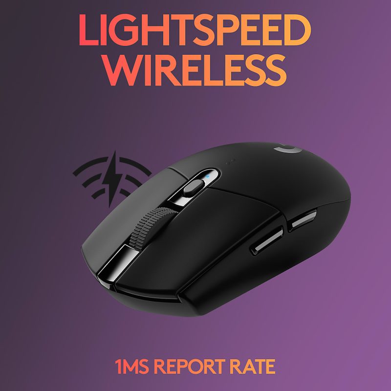 Logitech® G305 LIGHTSPEED Wireless Optical Gaming Mouse, Black, 910-005280 - Image 3