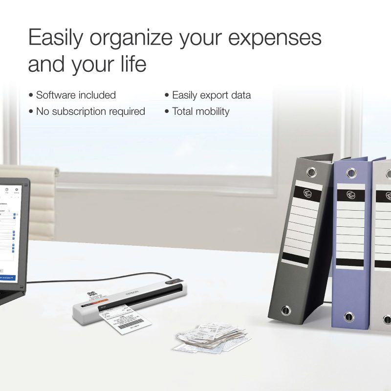 Epson® RapidReceipt™ Mobile Receipt And Color Document Scanner, RR-60 - Image 2