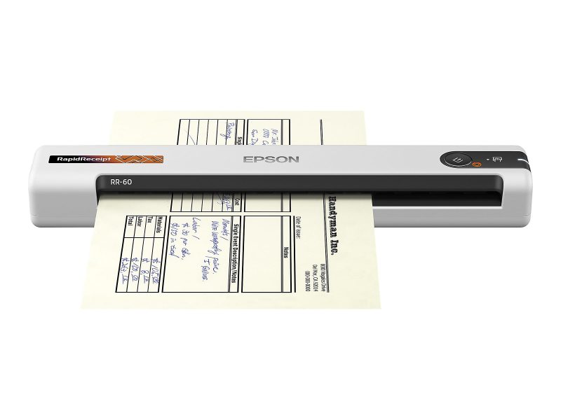 Epson® RapidReceipt™ Mobile Receipt And Color Document Scanner, RR-60 - Image 7
