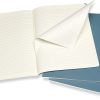 Moleskine Cahier Journals, Extra Large, 7.5" x 10", Ruled, 120 Pages, Brisk Blue, Set Of 3 Journals - Image 2