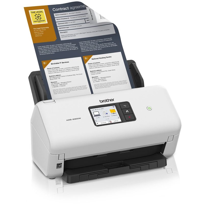 Brother® ADS-3300W Wireless High-Speed Desktop Scanner - Image 12