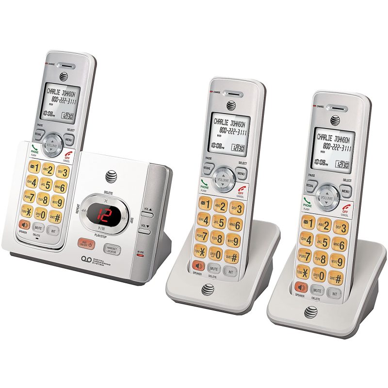 AT&T DECT 6.0 3-Handset Cordless Answering System With Caller ID And Call Waiting, EL52315 - Image 2