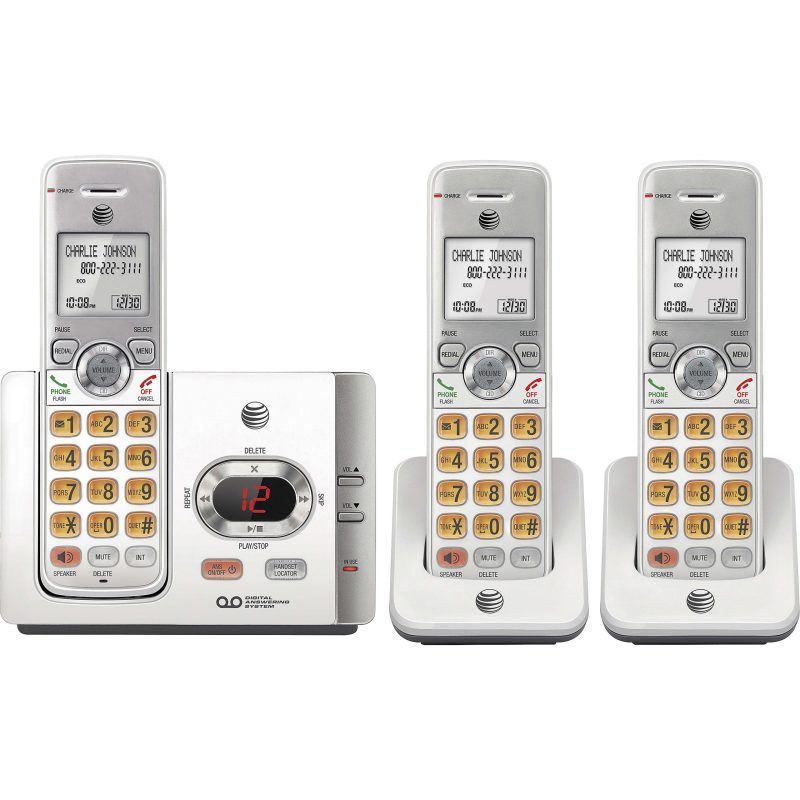 AT&T DECT 6.0 3-Handset Cordless Answering System With Caller ID And Call Waiting, EL52315 - Image 4