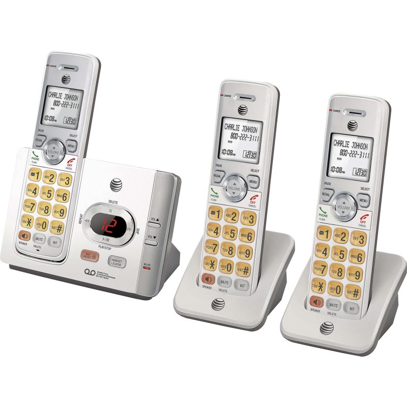 AT&T DECT 6.0 3-Handset Cordless Answering System With Caller ID And Call Waiting, EL52315 - Image 5