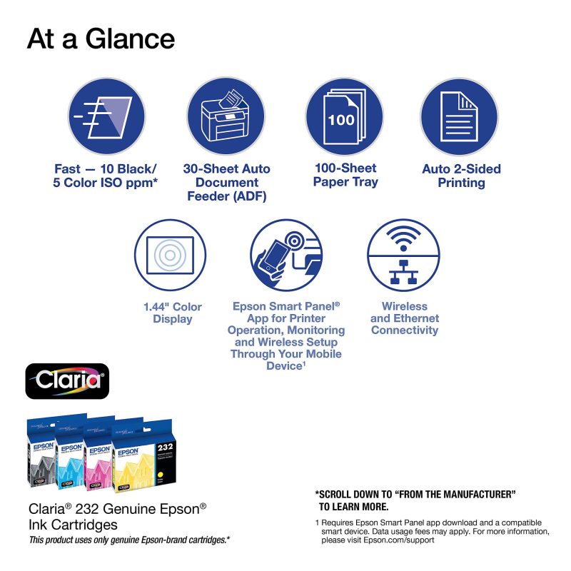 Epson® WorkForce® WF-2930 All-In-One Color Inkjet Printer - Image 3