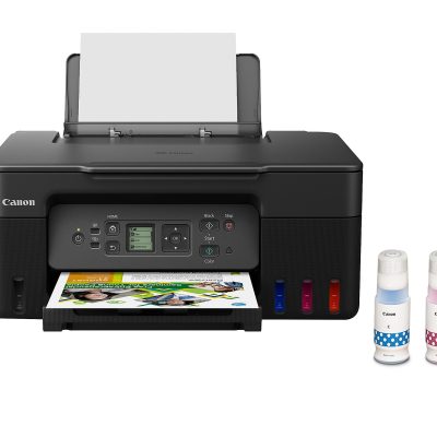 Canon® PIXMA™ G3270 MegaTank Wireless Inkjet All-In-One Color Printer, Black