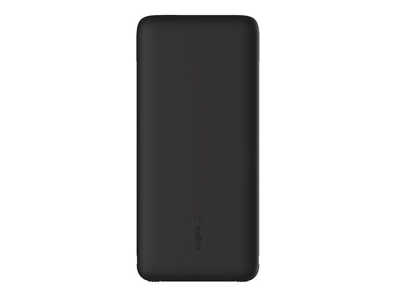 Belkin BoostCharge Plus 10K USB-C Power Bank with Integrated Cables - Black