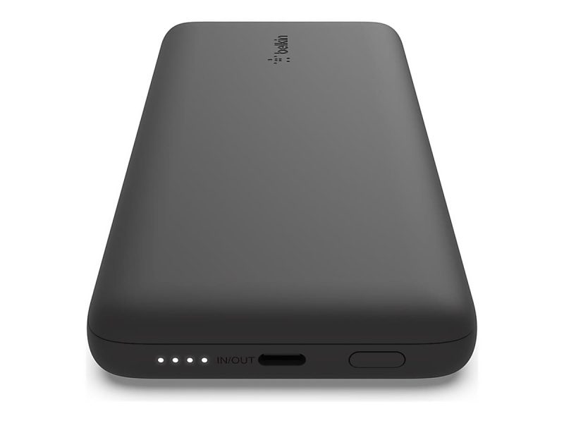 Belkin BoostCharge Plus 10K USB-C Power Bank with Integrated Cables - Black - Image 4