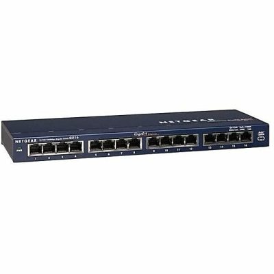 NETGEAR 16-Port Gigabit Unmanaged Switch, GS116