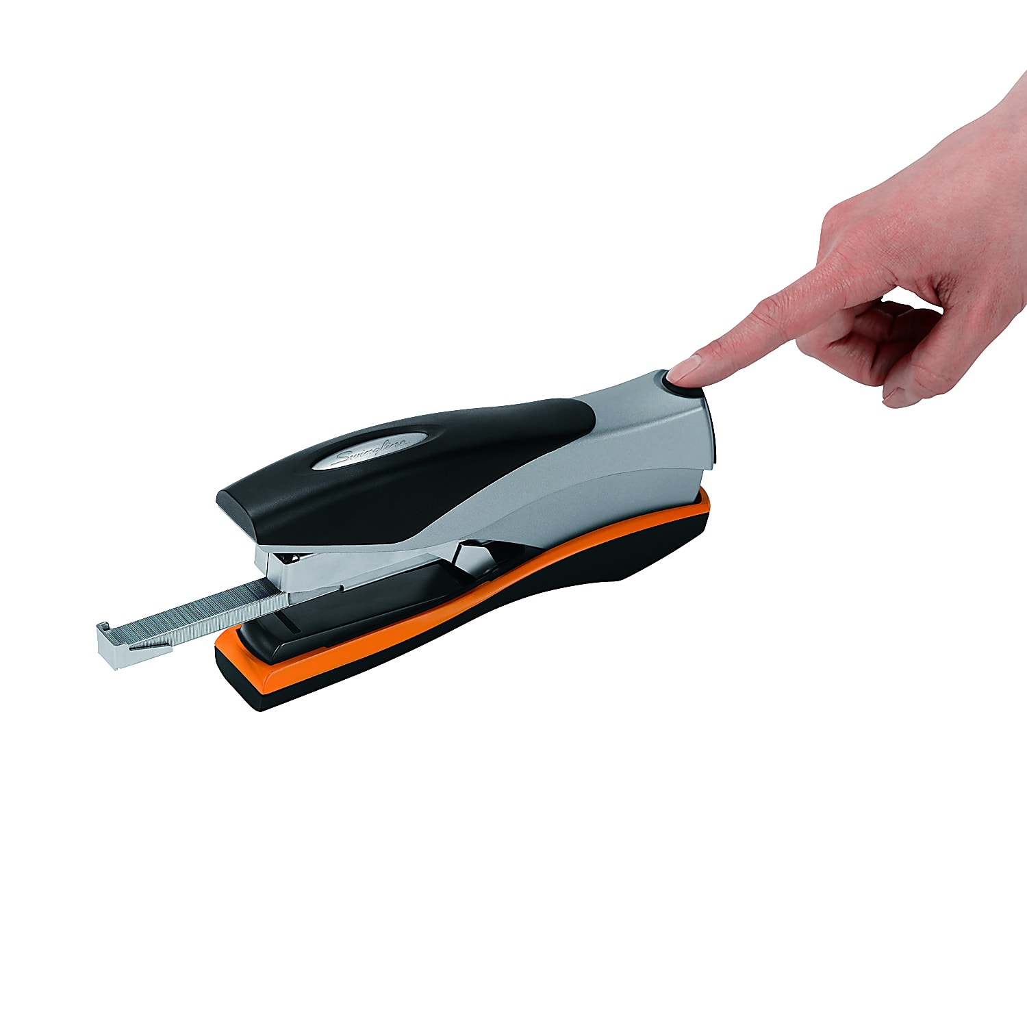 Swingline® Optima® 40 Reduced Effort Desk Stapler, Silver - Image 6