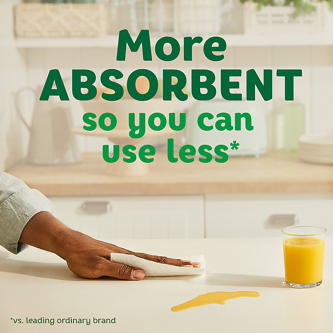 Bounty Select-A-Size 2-Ply Paper Towels, Double Rolls, 6" x 11", White, 90 Sheets Per Roll, Pack Of 12 Rolls - Image 9