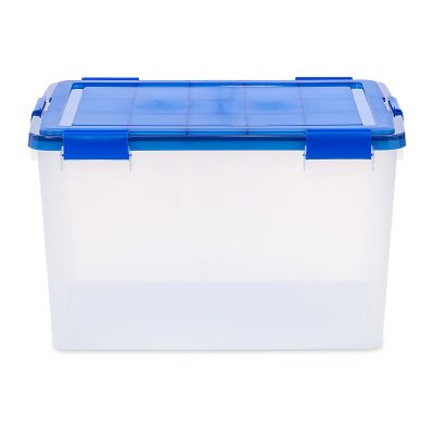 Iris® 74 Qt [18.5 GAL] Element Resistant Ultimate Clear Storage Box