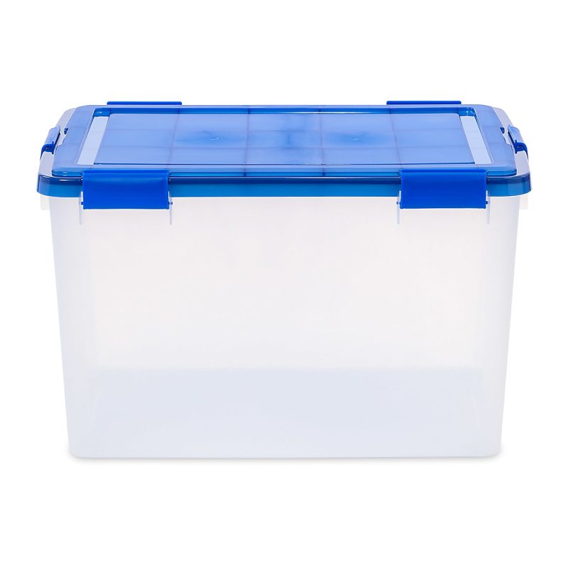 Iris® 74 Qt [18.5 GAL] Element Resistant Ultimate Clear Storage Box
