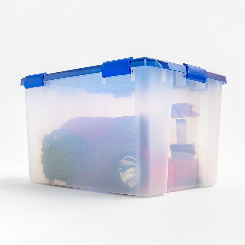 Iris® 74 Qt [18.5 GAL] Element Resistant Ultimate Clear Storage Box - Image 8