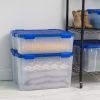 Iris® 74 Qt [18.5 GAL] Element Resistant Ultimate Clear Storage Box - Image 12