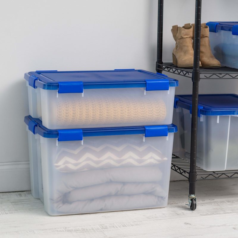 Iris® 74 Qt [18.5 GAL] Element Resistant Ultimate Clear Storage Box - Image 12