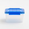 Iris Ultimate Weathertight Storage Boxes, 11-1/2”L x 12-7/16”W x 10-1/4”H, 6.5 Qt, Clear, Set Of 5 Boxes - Image 4