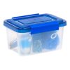 Iris Ultimate Weathertight Storage Boxes, 11-1/2”L x 12-7/16”W x 10-1/4”H, 6.5 Qt, Clear, Set Of 5 Boxes - Image 10