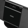 JENSEN Bluetooth JBS-300 Wall-Mountable Music System With CD Player And AM/FM Radio, 9.33"H x 14.84"W x 3.54"D, Black - Image 3