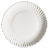 AJM Green Label Paper Plates, 9", White, Box Of 1,200 Plates - Image 3