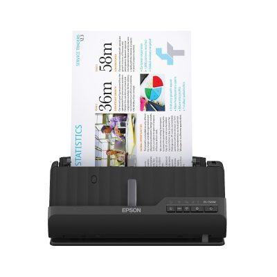 Epson WorkForce® Wireless Compact Desktop Document Scanner, ES-C320W