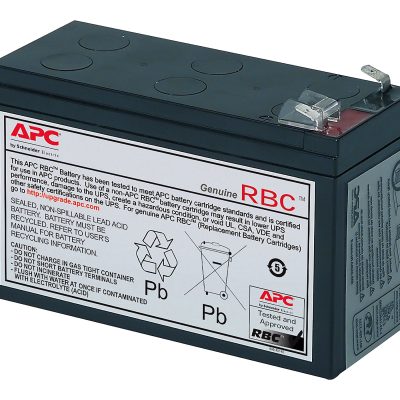 APC Replacement Battery Cartridge #17 - UPS battery - 1 x battery - lead acid - black - for P/N: BE850G2, BE850G2-CP, BE850G2-FR, BE850G2-IT, BE850G2-SP, BVN900M1, BVN950M2