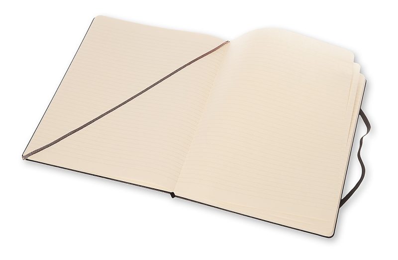 Moleskine Classic Hard Cover Notebook, 7-1/2" x 10", Ruled, 192 Pages, Black - Image 4