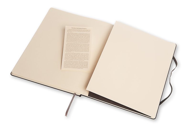 Moleskine Classic Hard Cover Notebook, 7-1/2" x 10", Ruled, 192 Pages, Black - Image 5