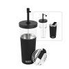 Asobu Marina 2-in-1 Tumbler, 28 Oz, Black - Image 7