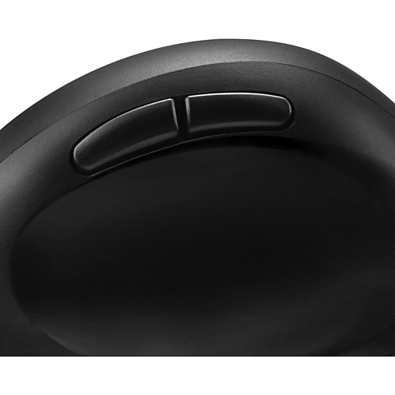 Adesso iMouse V10 - Wireless Vertical Ergonomic Mini Mouse - Optical - Wireless - Radio Frequency - 2.40 GHz - Black - USB - 1600 dpi - Scroll Wheel - 6 Button(s) - Right-handed - Image 6