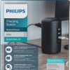 Philips 3 USB-A/1 USB-C/2-Outlet Desktop Charging Station, 5', Black - Image 4