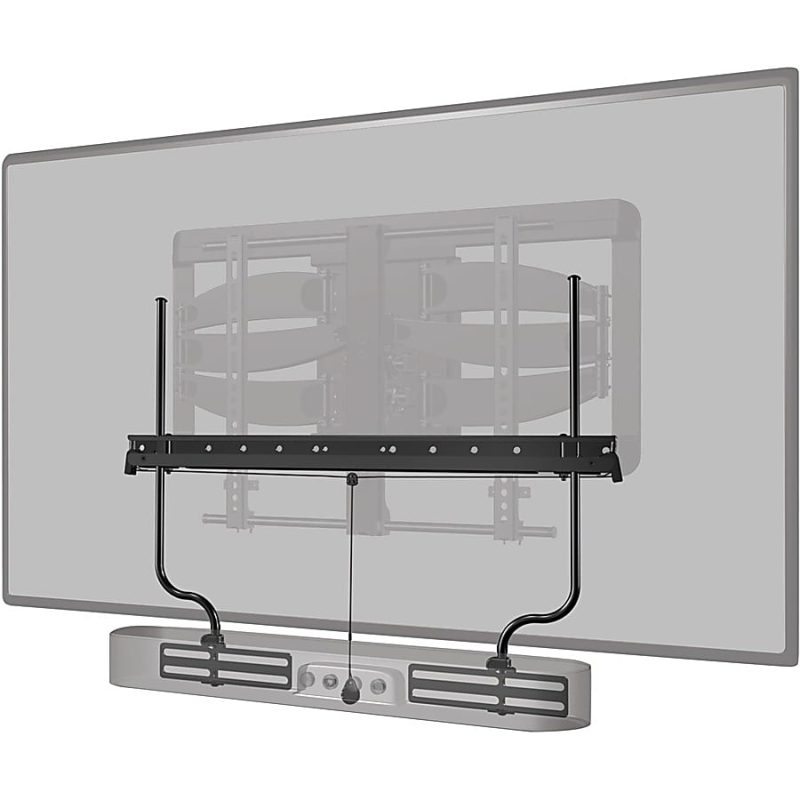 Sanus Depth Adjustable TV Soundbar Mount - Height Adjustable - 32" to 90" Screen Support - 20 lb Load Capacity - Image 6