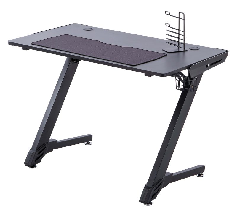RS Gaming™ Venno 45"W Gaming Computer Desk, Black - Image 2