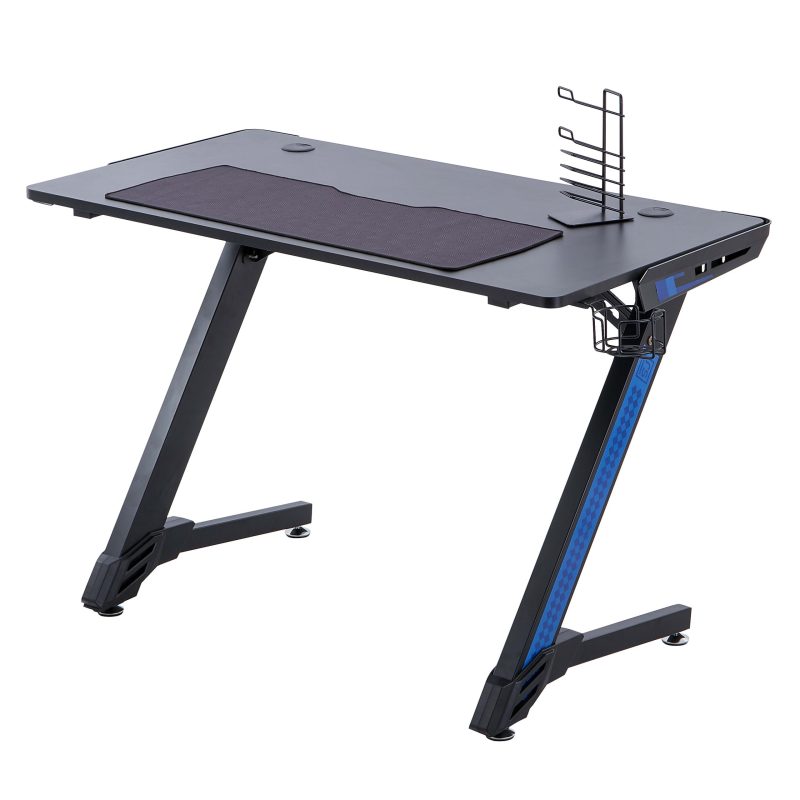RS Gaming™ Venno 45"W Gaming Computer Desk, Black - Image 6