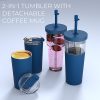 Asobu Marina 2-in-1 Tumbler, 28 Oz, Blue - Image 2
