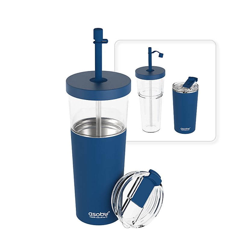 Asobu Marina 2-in-1 Tumbler, 28 Oz, Blue - Image 7