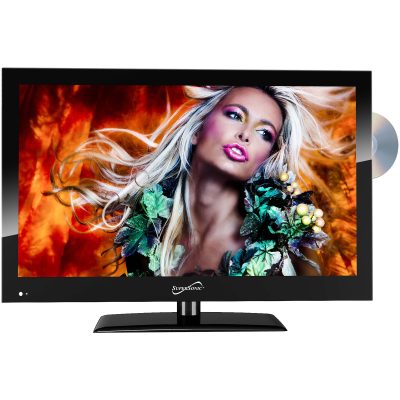 Supersonic SC-1912 720p LED HDTV/DVD Combination TV, 18.5”, Black