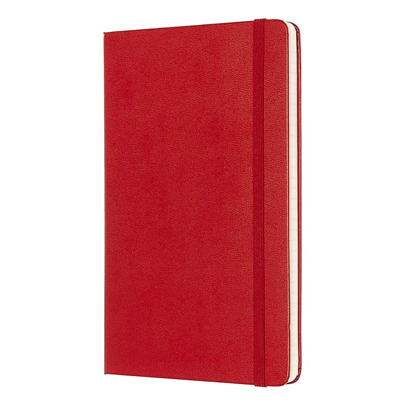 Moleskine Classic Hard Cover Notebook, 5” x 8-1/4”, Ruled, 240 Pages, Red - Image 2