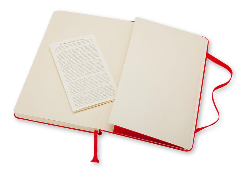 Moleskine Classic Hard Cover Notebook, 5” x 8-1/4”, Ruled, 240 Pages, Red - Image 5