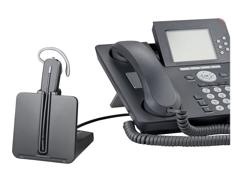 Plantronics® CS540 Wireless Office Phone Headset With HL10 Lifter, Black/Silver - Image 3